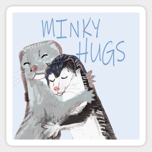 Minky Hugs lettering Magnet